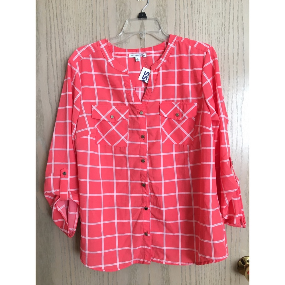 Checkered blouse